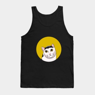 Calm Meme Cat Tank Top